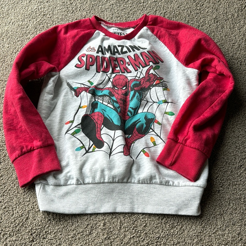 Jumping Beans holiday spider man crewneck